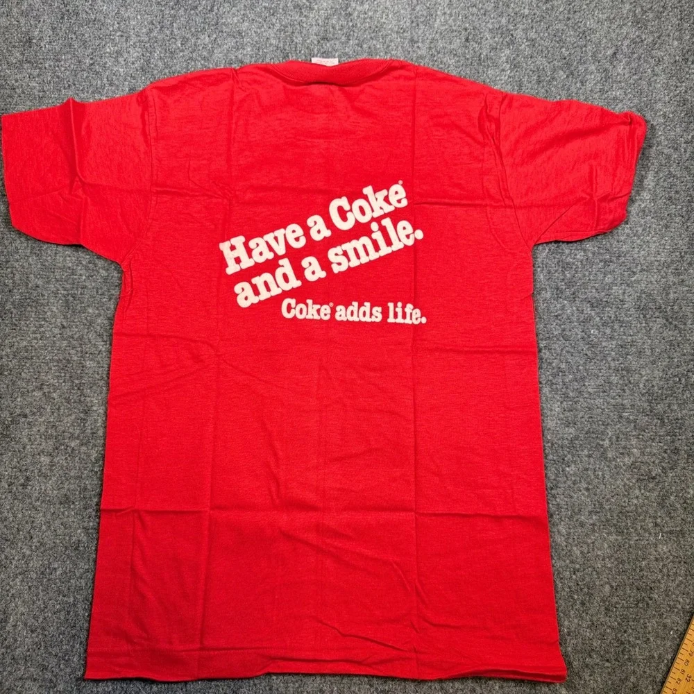1980s Arabic Coca-Cola Double-Sided Shirt Sport-T Stedman Single Stitch New